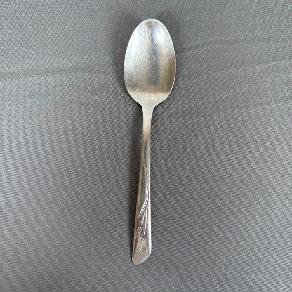 Vintage Silco Wheat Pattern Stainless USA Tea Spoon Utensil Tableware - Picture 1 of 5